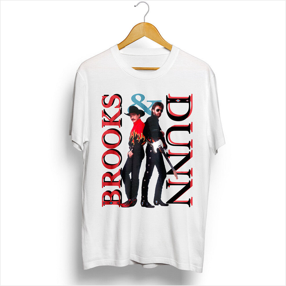 90s Hard Workin Man T-Shirt Brooks And Dunn Merch Birthday Gifts For Dad BFF Gifts Ideas