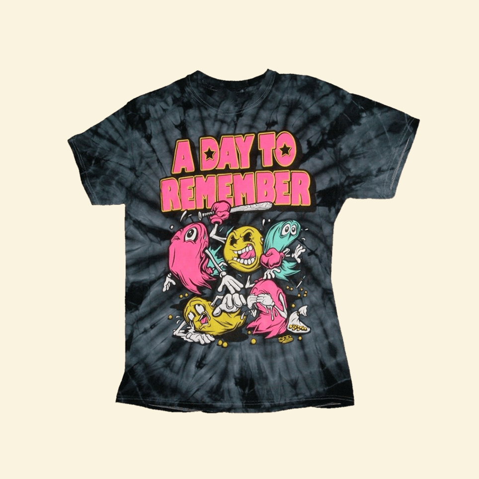 A Day To Remember Rock Band Tie Dye T-Shirt A Day To Remember Merch Fathers Day Gifts For Dad