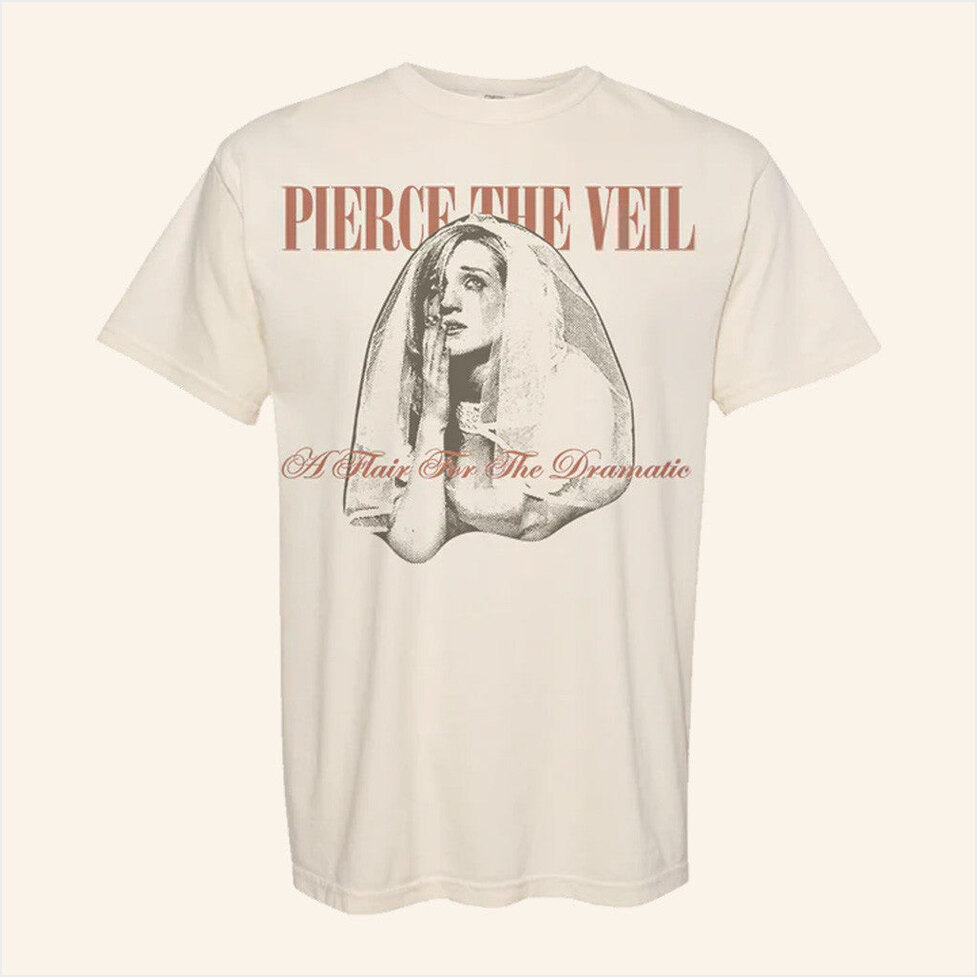 A Flair For The Dramatic Crying Bride T-Shirt Pierce The Veil Merch Birthday Gift Ideas