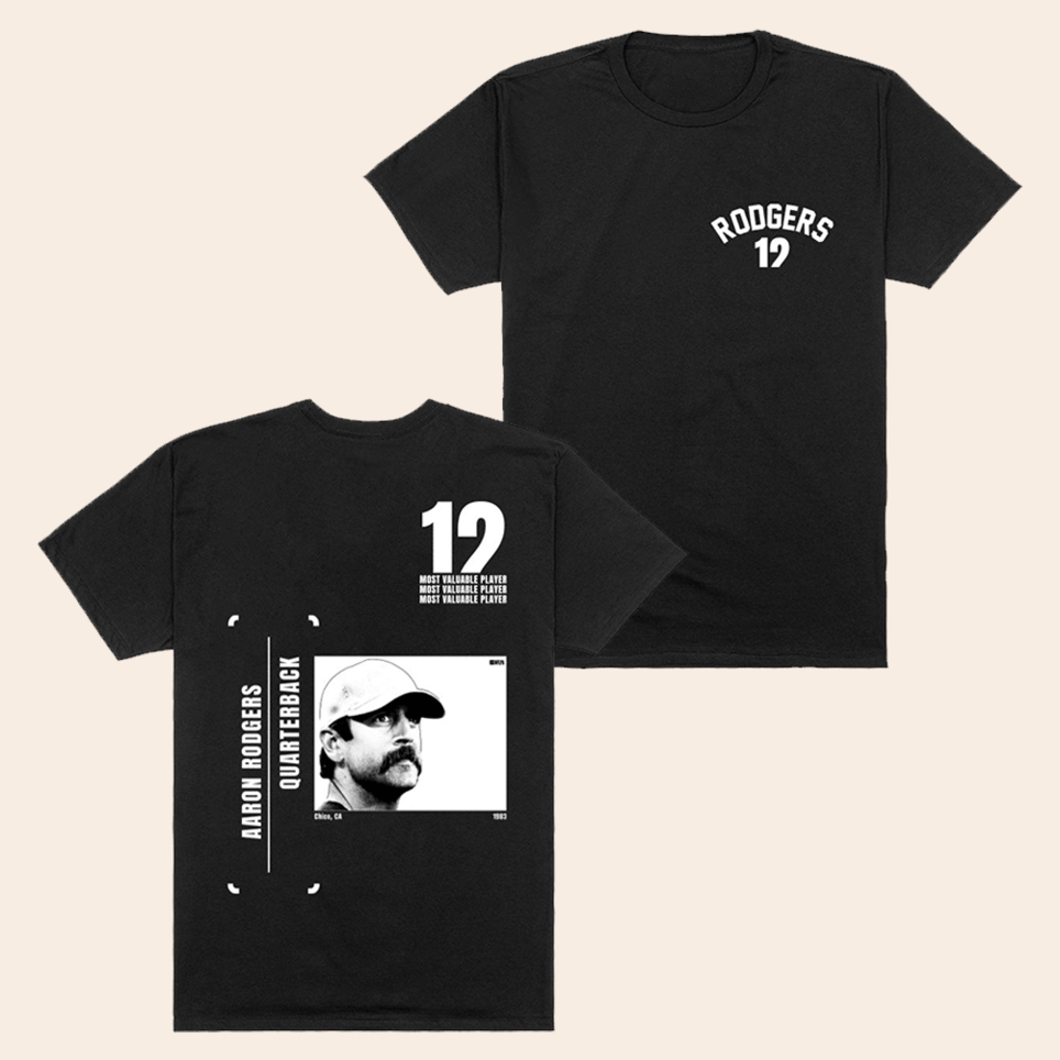 Aaron Rodgers 12 T-Shirt Aaron Rodgers Merch Fathers Day Gifts For Grandpa Gifts For Friends