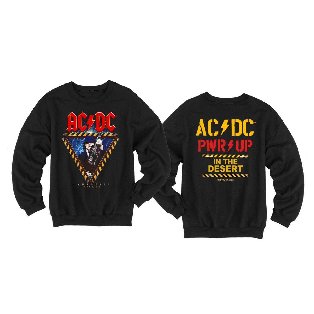 AC DC Power Trip In The Desert Event Sweatshirt MotherÃ¢â‚¬â„¢s Day Gifts For Wife