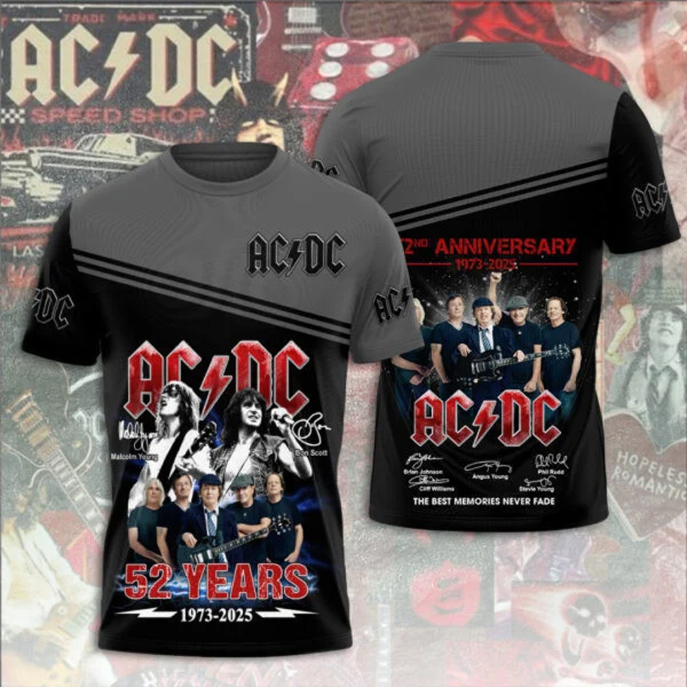 AC DC Pwr Up Tour 2025 T-Shirt Best Gifts For Music Lovers