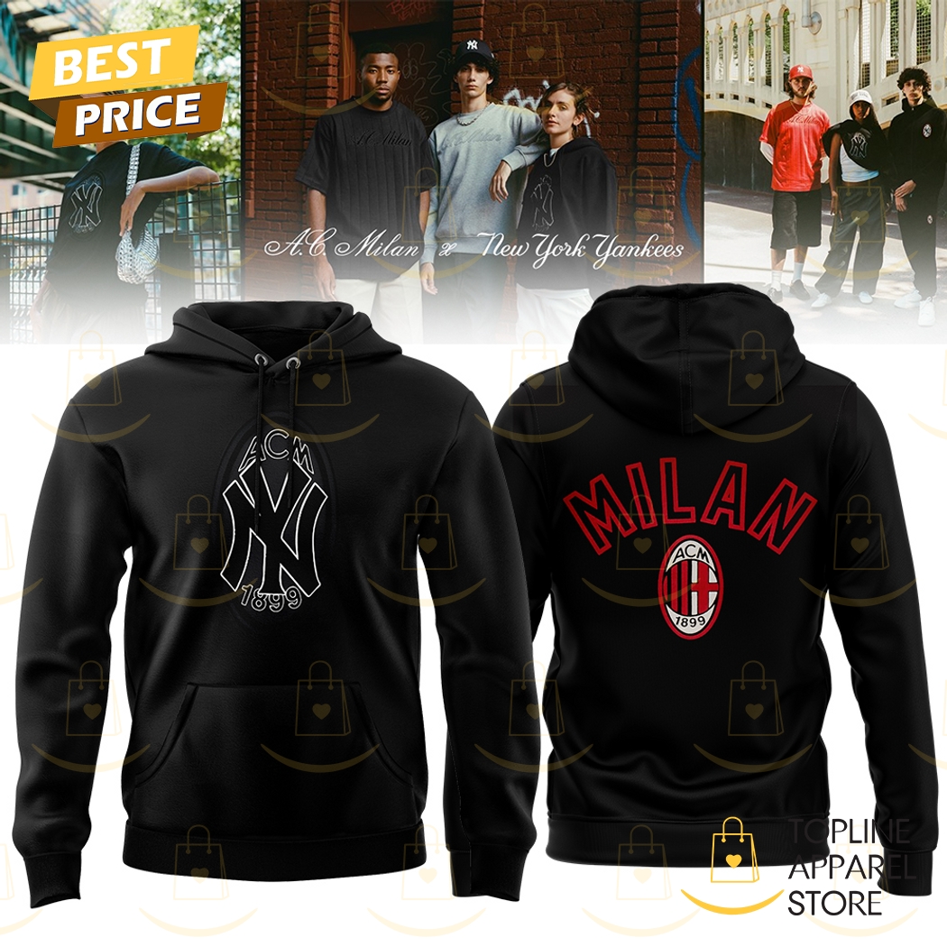 AC Milan x New York Yankees 1899 Hoodie - Black