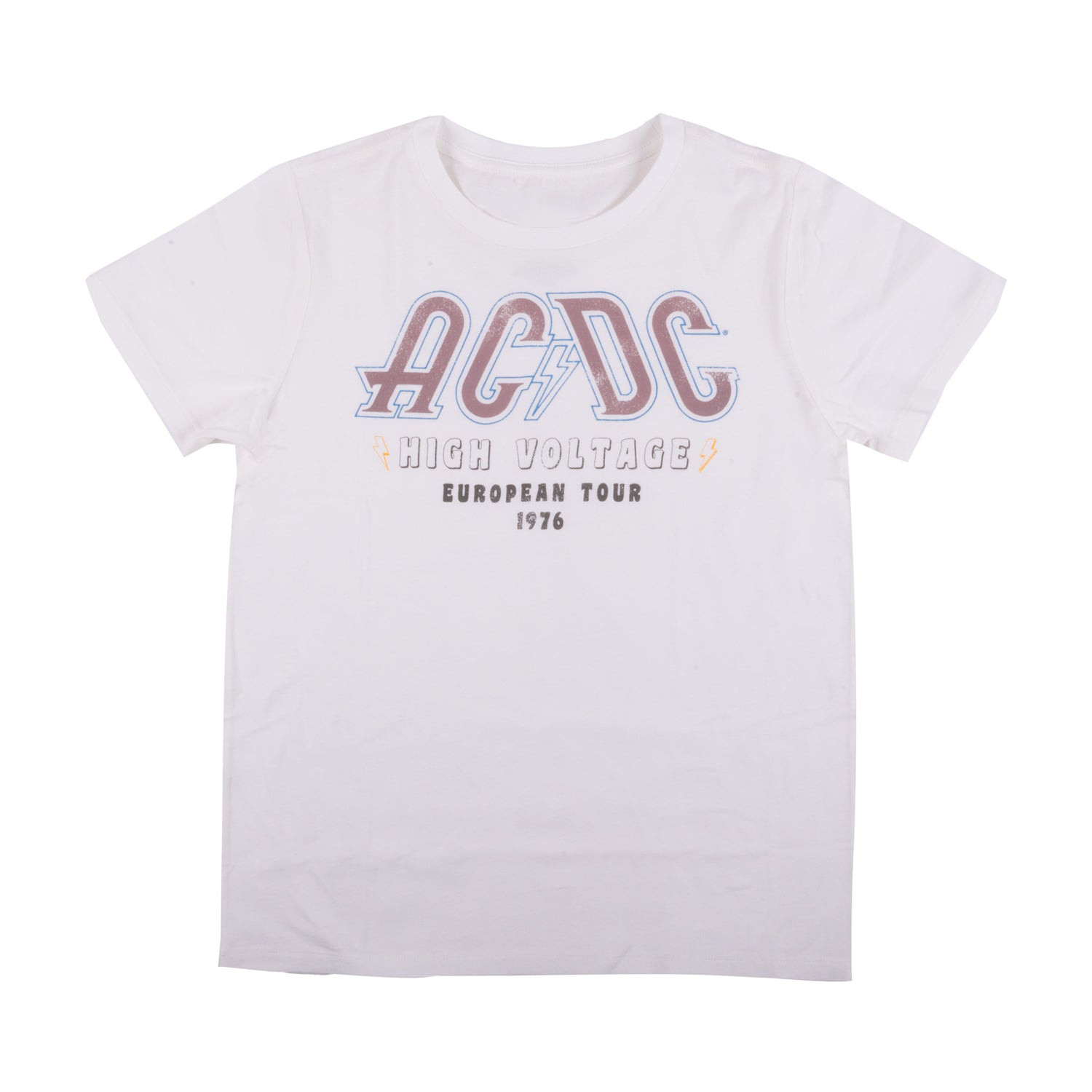ACDC High Voltage European Tour 1976 Womens T-shirt Meaningful Gifts For Mom
