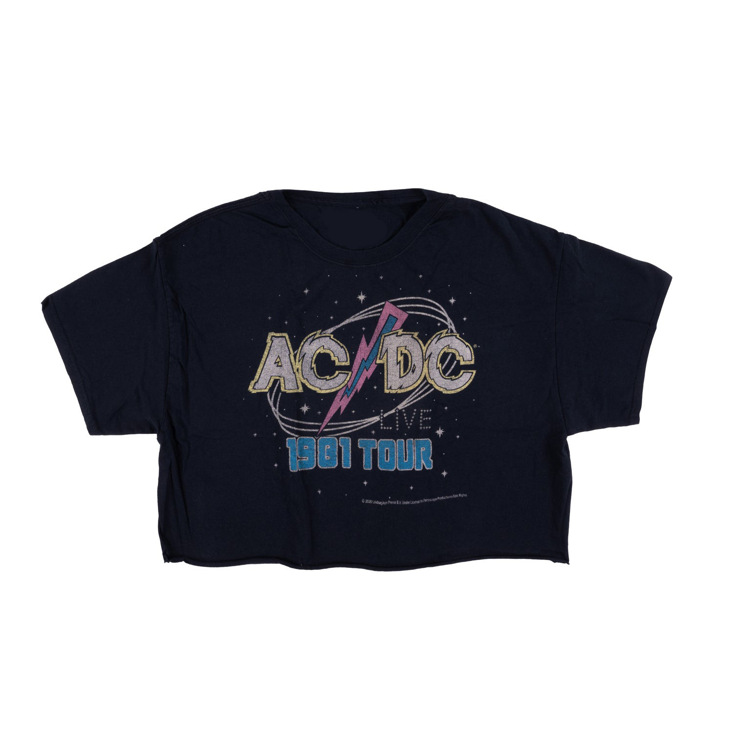 ACDC Live 1981 Crop Top Mothers Day Present Ideas