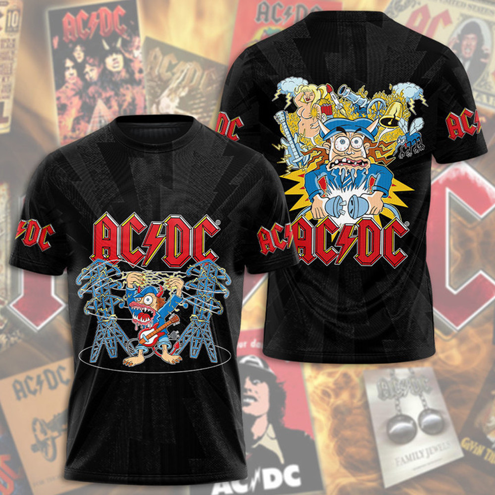 ACDC Pwr Up Tour 2025 T-Shirt Music Gift Ideas For Guys