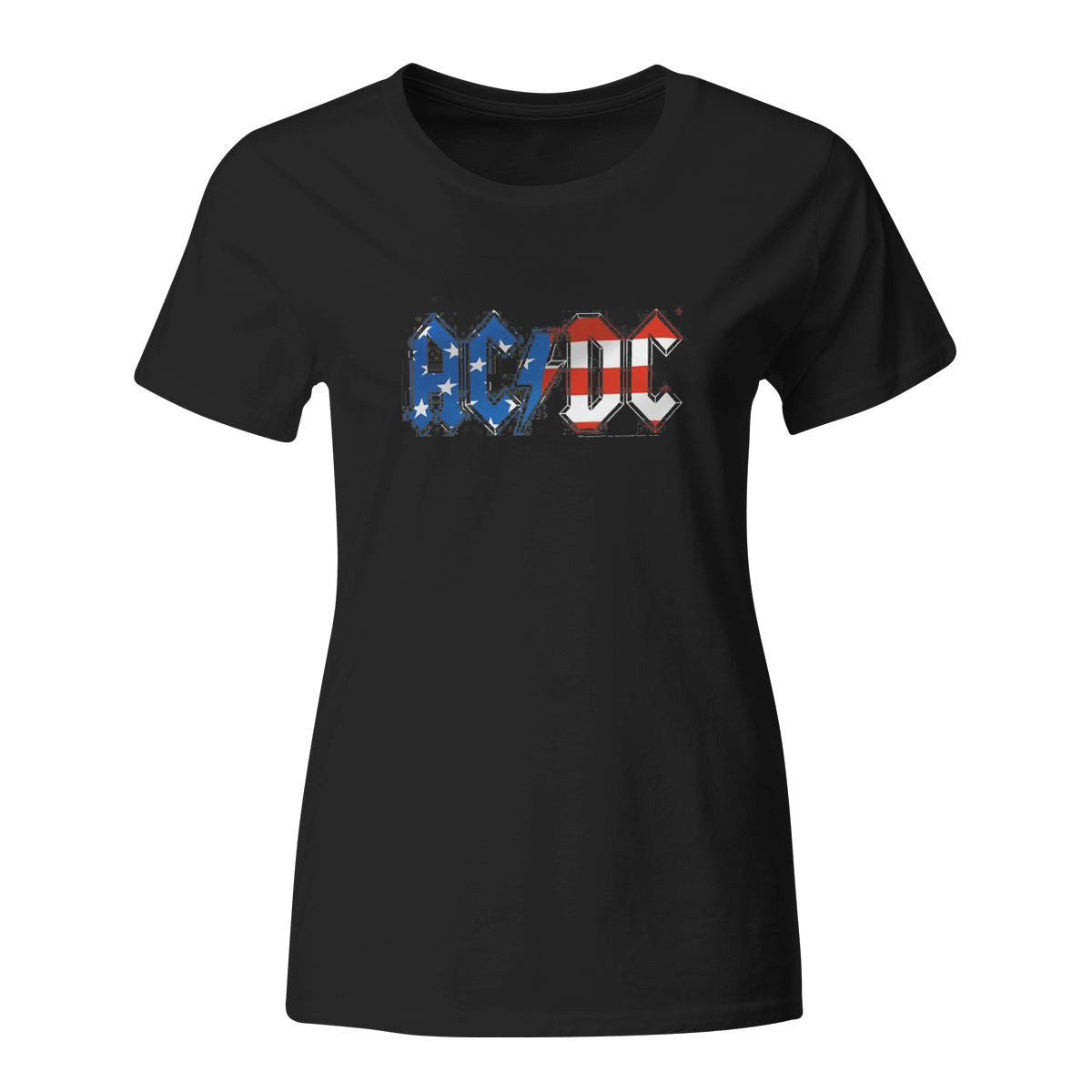 ACDC Womens Stars And Stripes T-Shirt Mothers In Law Gifts Moms Day