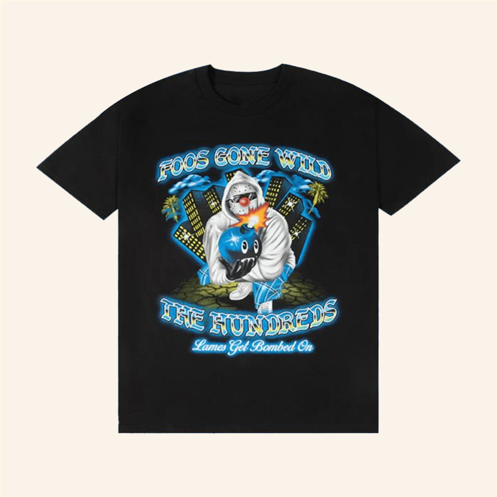 Adam Bomb X Foos Gone Wild Bombed On T-Shirt The Hundreds Merch Birthday Gifts For Dudes