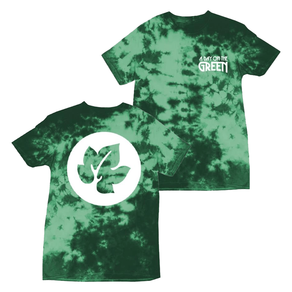 Adayonthegreen Merch White Logobreast Green Tie Dye Shirt Fathers Day Gifts For Husband