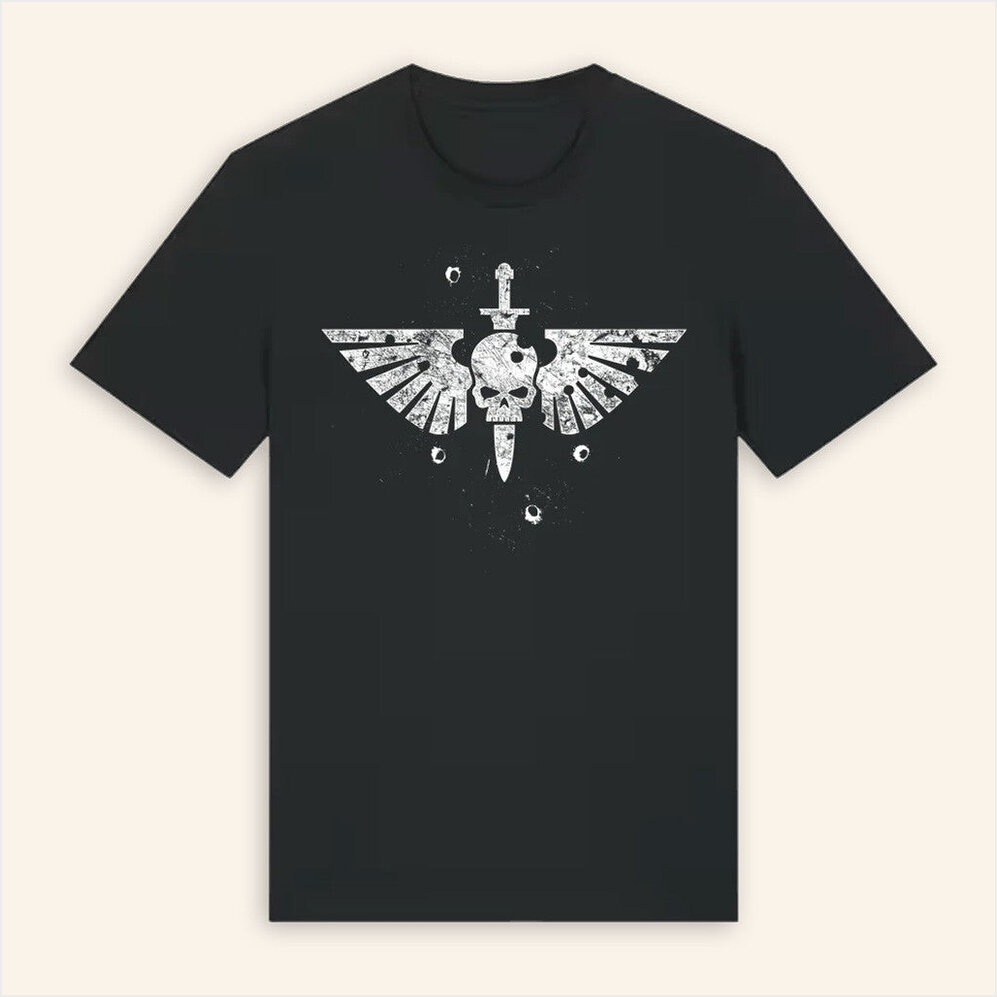 Adeptus Astartes Battleworn Insignia T-Shirt Warhammer Merch Dad Birthday Gifts For BFF