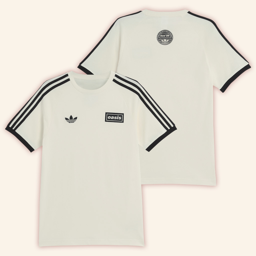 Adidas Oasis Merch 2025 Tour Shirt Tour 3 Stripes T-Shirt Present For Husband