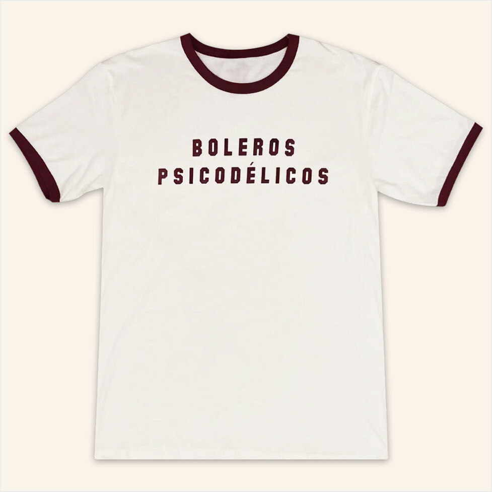 Adrian Quesada Boleros Psicodelicos Ringer T-Shirt Hello Merch BFF Birthday Gifts Ideas