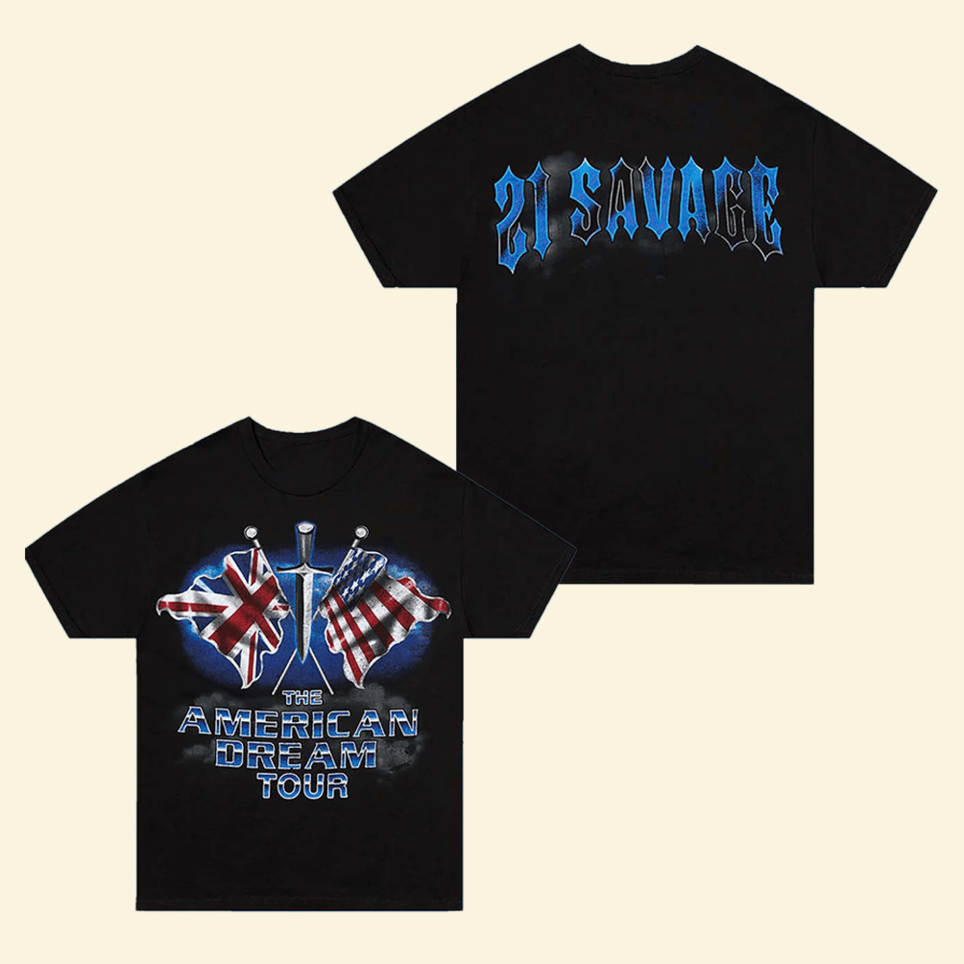 Adt Flag T-Shirt 21 Savage Merch Fathers Day Presents For Dad To Be BFF Birthday Gifts Ideas