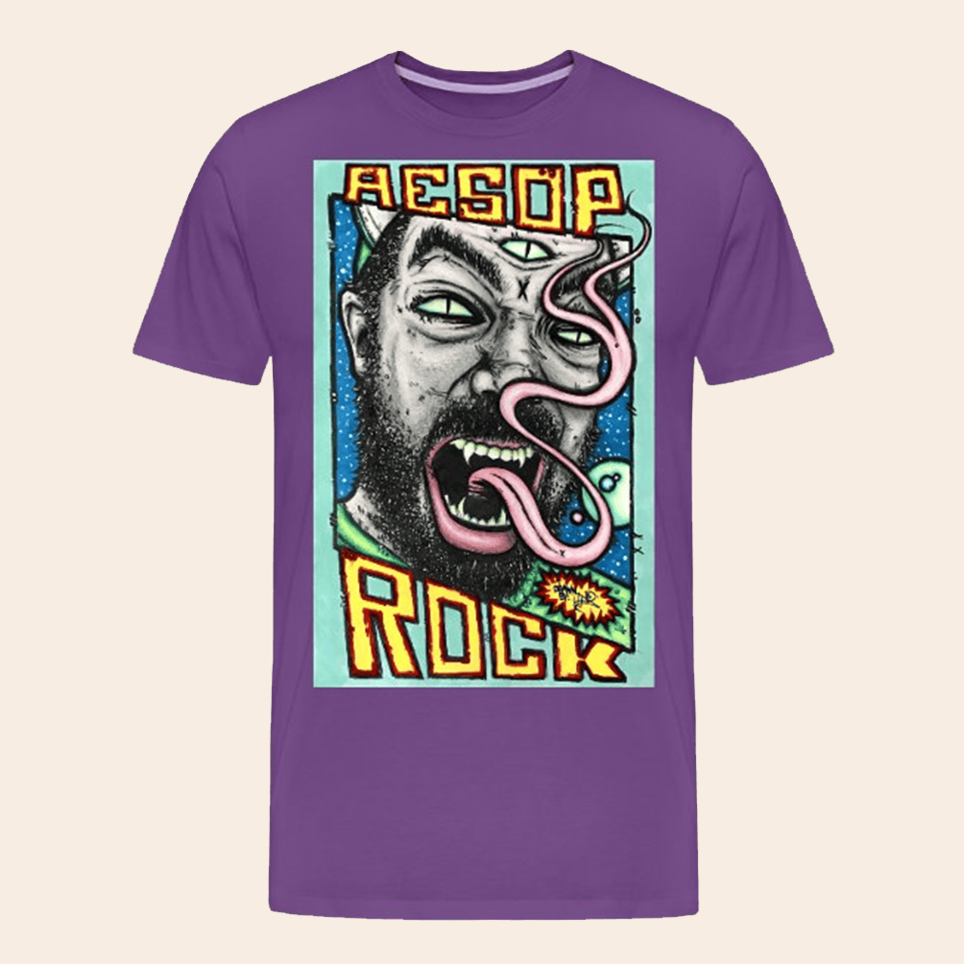 Aesop Rock 3 Eyes T-Shirt Aesop Rock Merch For Rapper Fans Fathers Day Gifts For Husband