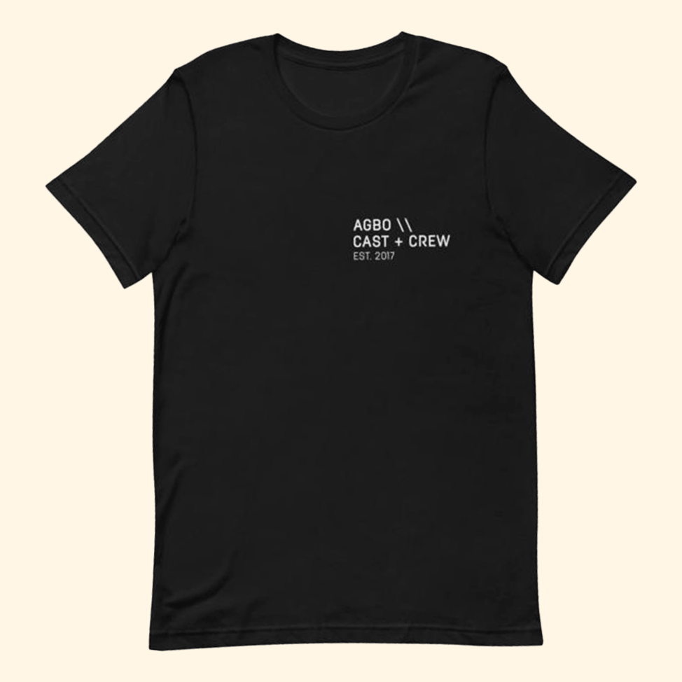 AGBO Cast Crew T-Shirt AGBO Merch Birthday Gifts For Father Gifts For BFF Christmas Presents