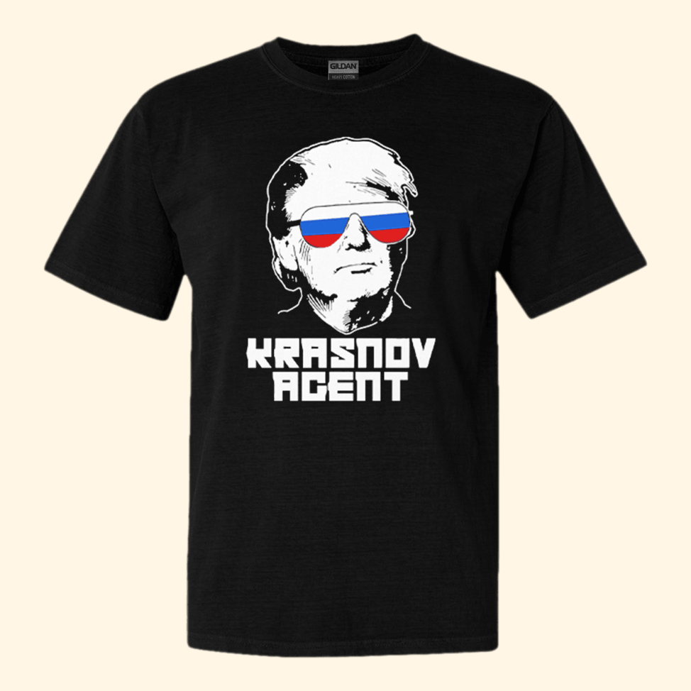 Agent Krasnov Trump T-Shirt Political Shirt Birthday Gifts For Dudes Her Christmas Gifts For Him