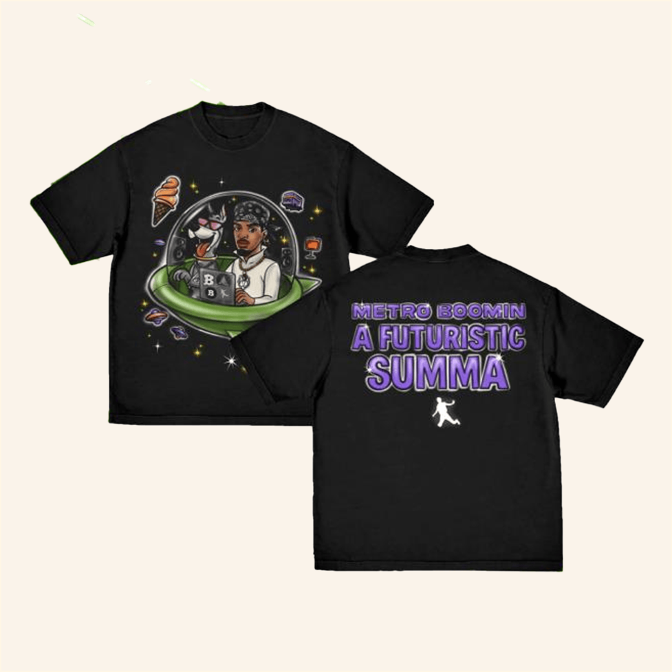 Airbrush T-Shirt Metro Boomin Merch Birthday Gifts For Husband BFF Gifts Christmas Presents