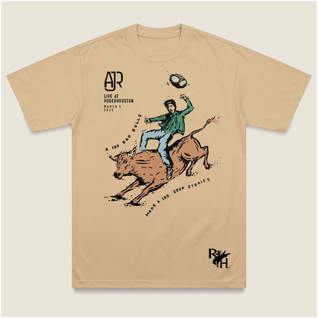 AJR Brothers Merch Bucking Bronco T-Shirt Best Gifts For Dad Birthday Gifts For Best Friend