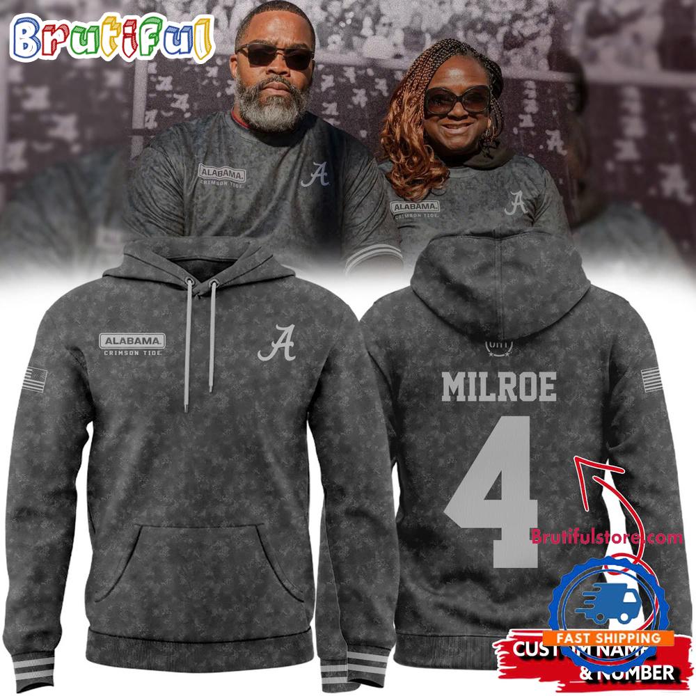 Alabama Crimson Tide Football Special Honors Military Hoodie