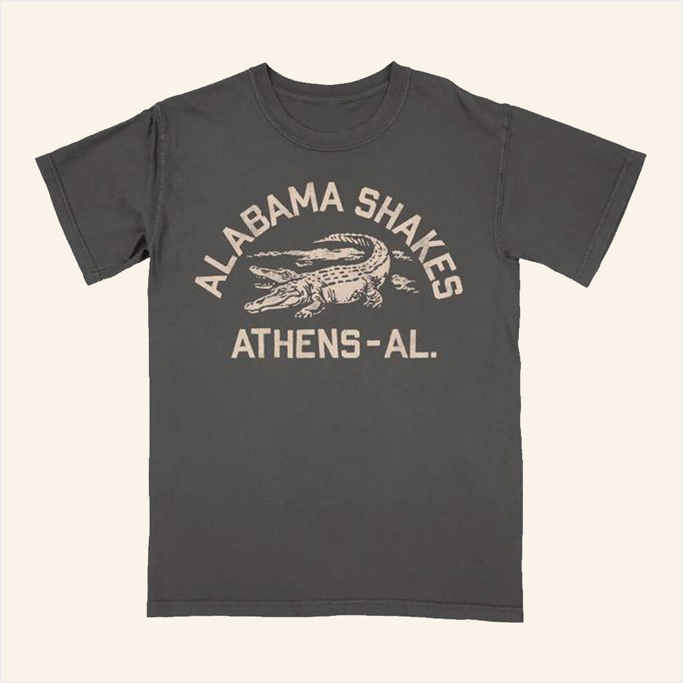 Alabama Shakes Gator T-Shirt Alabama Shakes Merch Best Gifts For Dad Gifts For Best Friend