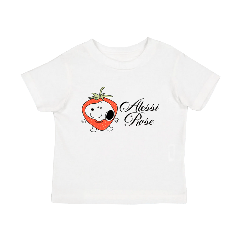 Alessi Rose Merch Alessi Rose X Strawberry Dog Baby Tee Mothers Day Gifts