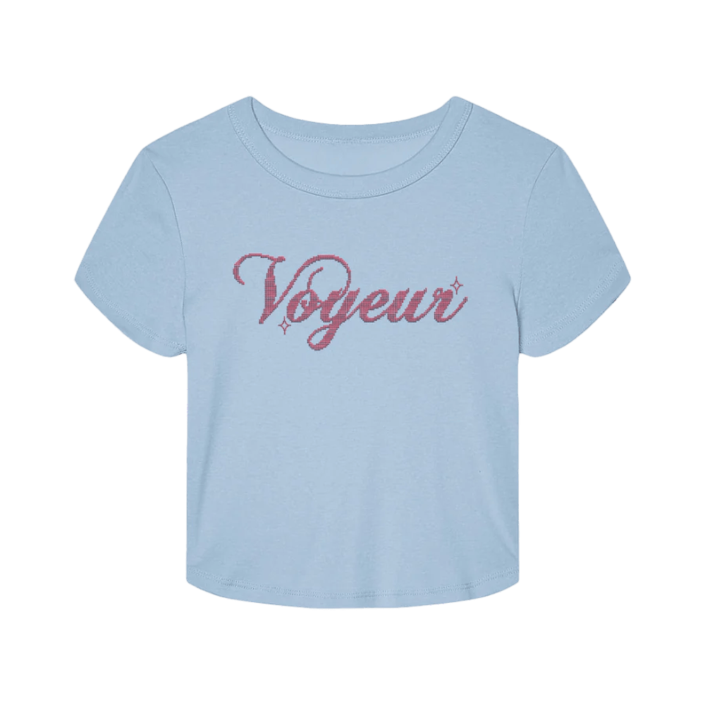 Alessi Rose Merch Voyeur Baby Tee For Womens Gifts For Best Friends
