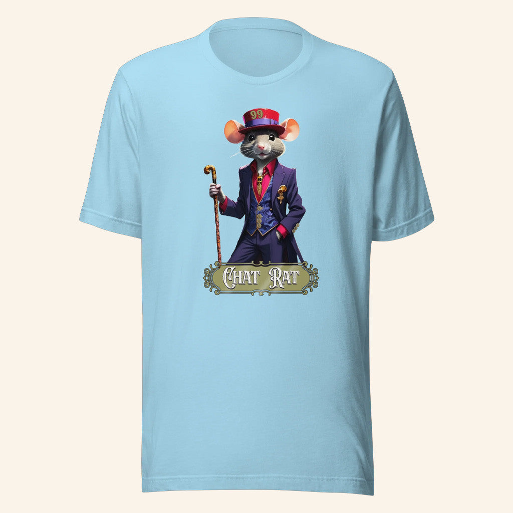 Alex Stein Merch Chat Rat 2 0 T-Shirt Light Blue Gifts For Dudes