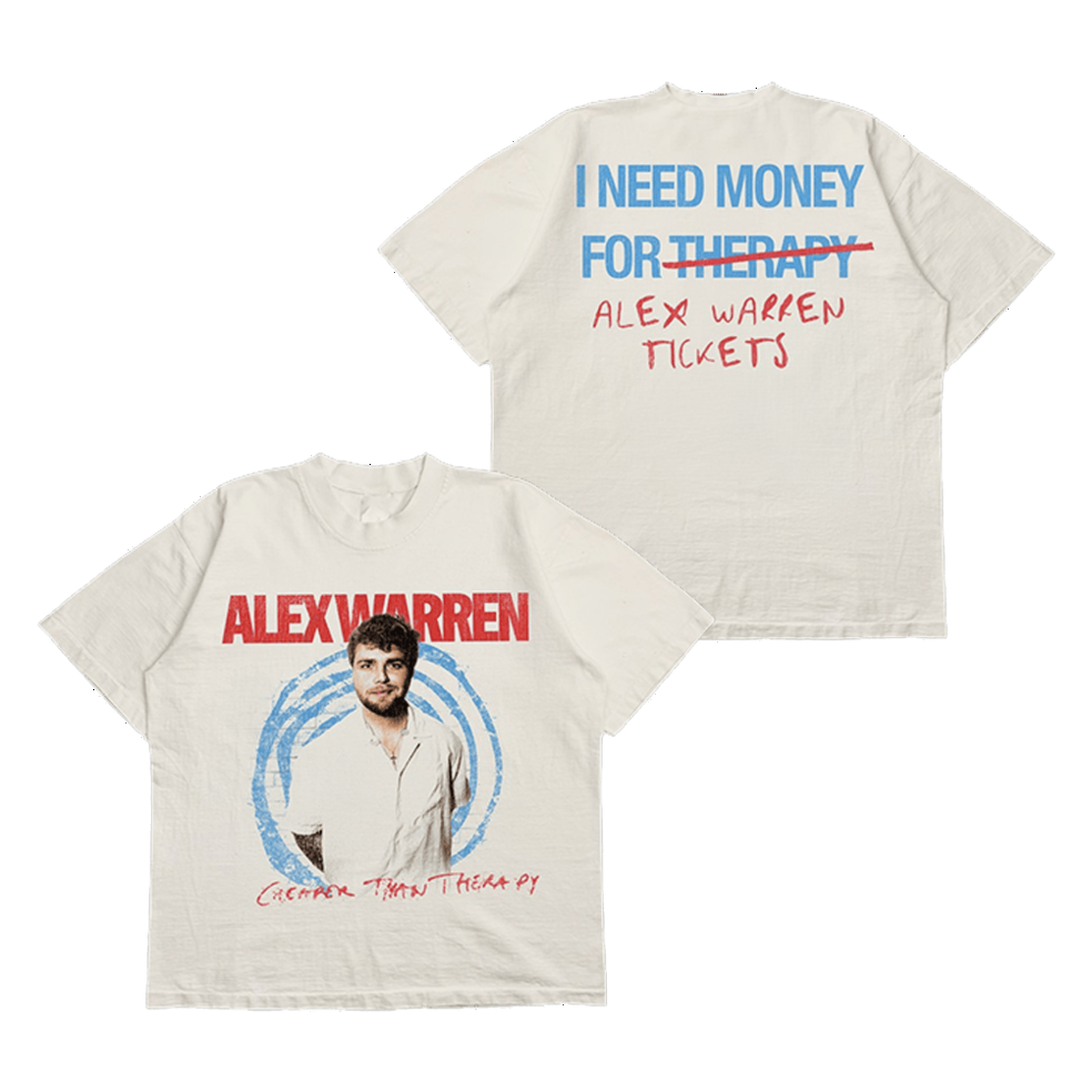 Alex Warren Merch Alex Warren T-Shirt Cheaper Than Therapy Tour Merch Fathers Day Gifts