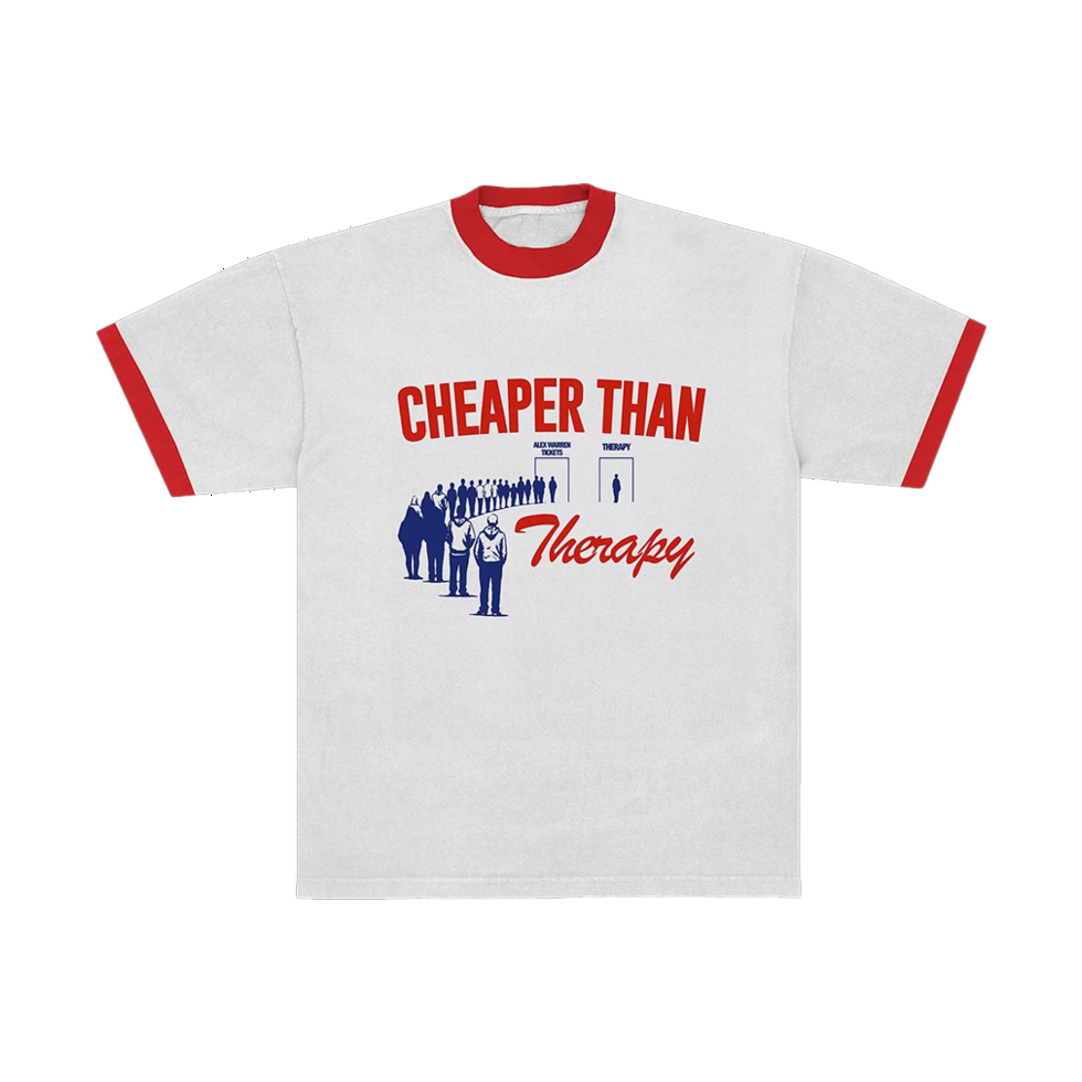 Alex Warren Merch T-Shirt Che aper Than Therapy Tour Merch Gifts For Girlfriend Gifts For Fans