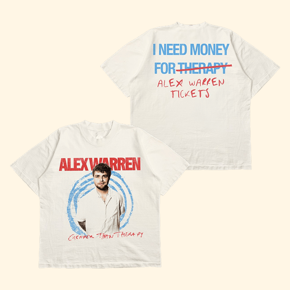 Alex Warren T-Shirt Alex Warren Merch Cheaper Than Therapy Tour Merch Fathers Day Gifts