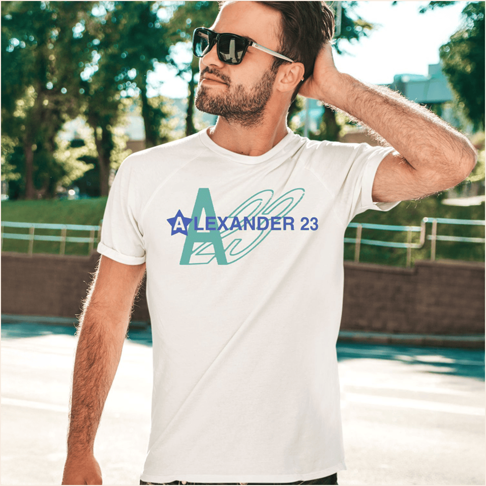 Alexander 23 Composite Logo Shirt Birthday Gifts For Husband Gifts For Besties