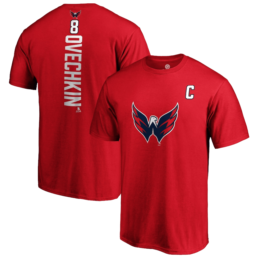 Alexander Ovechkin 895 Shirt Washington Capitals Primary Team Logo T-Shirt Fathers Day Gifts