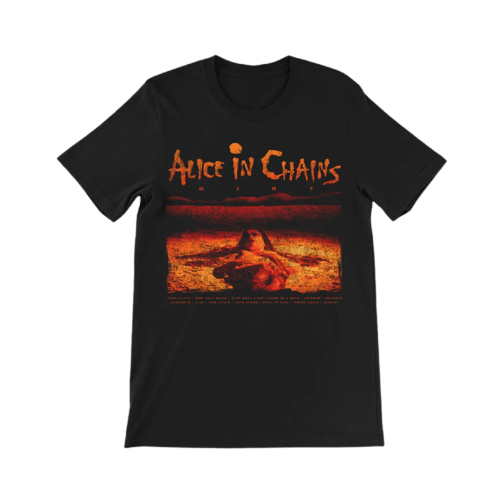 Alice In Chains Dirt Album Tracklist T-Shirt Alice In Chains Merch Gifts For Fans