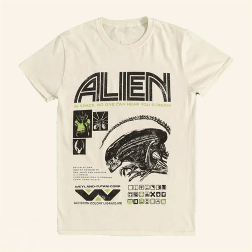 Alien Movie Icons Natural T-Shirt Truffle Shuffle Merch Birthday Gifts For Dad Gifts For Besties