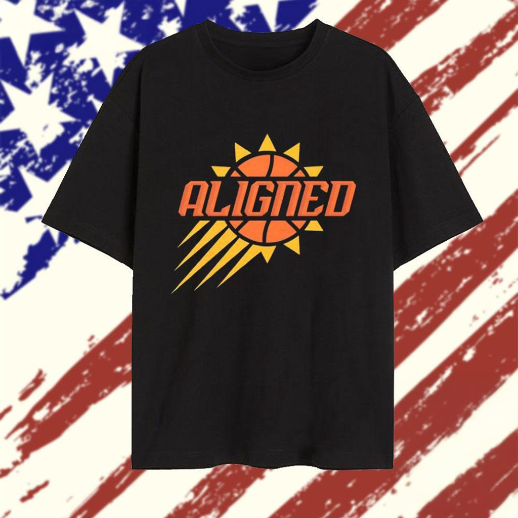 Aligned Phoenix Suns Logo T-Shirt Presents For Basketball Fans