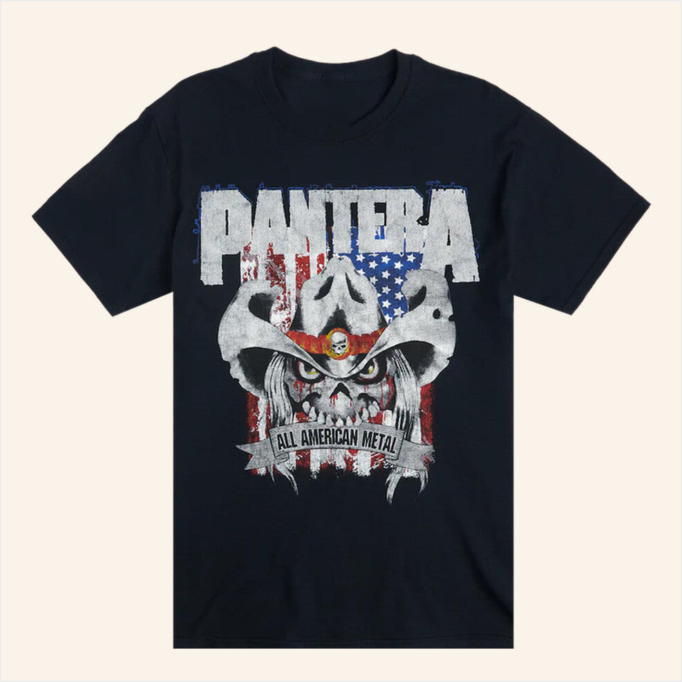 All American Cowboy T-Shirt Pantera Merch Birthday Gifts For Dudes Best Friend Gifts