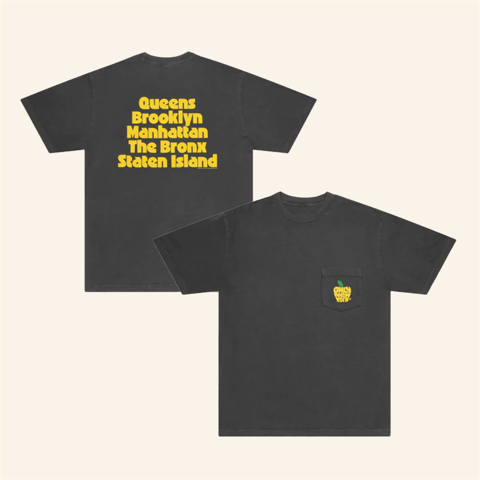 All Borough Apple T-Shirt Only NY Merch Best Gifts For Husband Birthday Gift Ideas