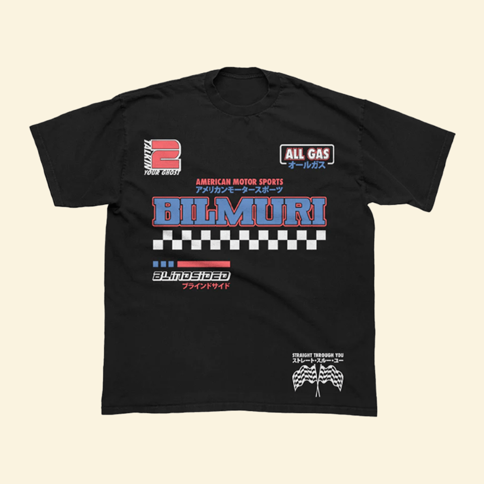 All Gas Black T-Shirt Muri Merch Gift Ideas For Boyfriend Birthday Gifts For Besties