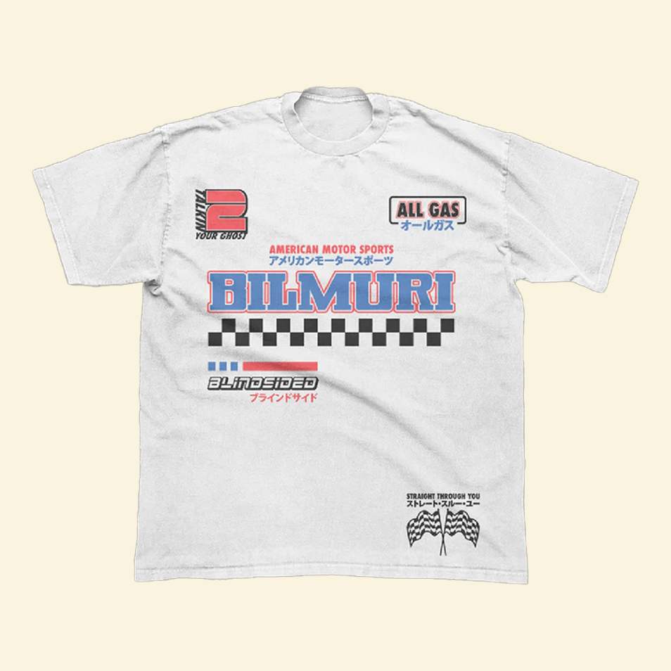 All Gas White T-Shirt Muri Merch Gift Ideas For Boyfriend Birthday Gift Ideas