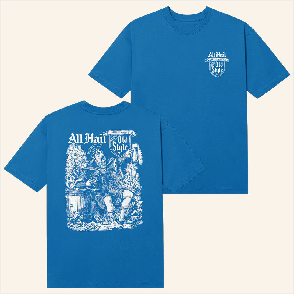 All Hail T-Shirt Old Style Beer Merch Best Friend Birthday Gifts Christmas Presents