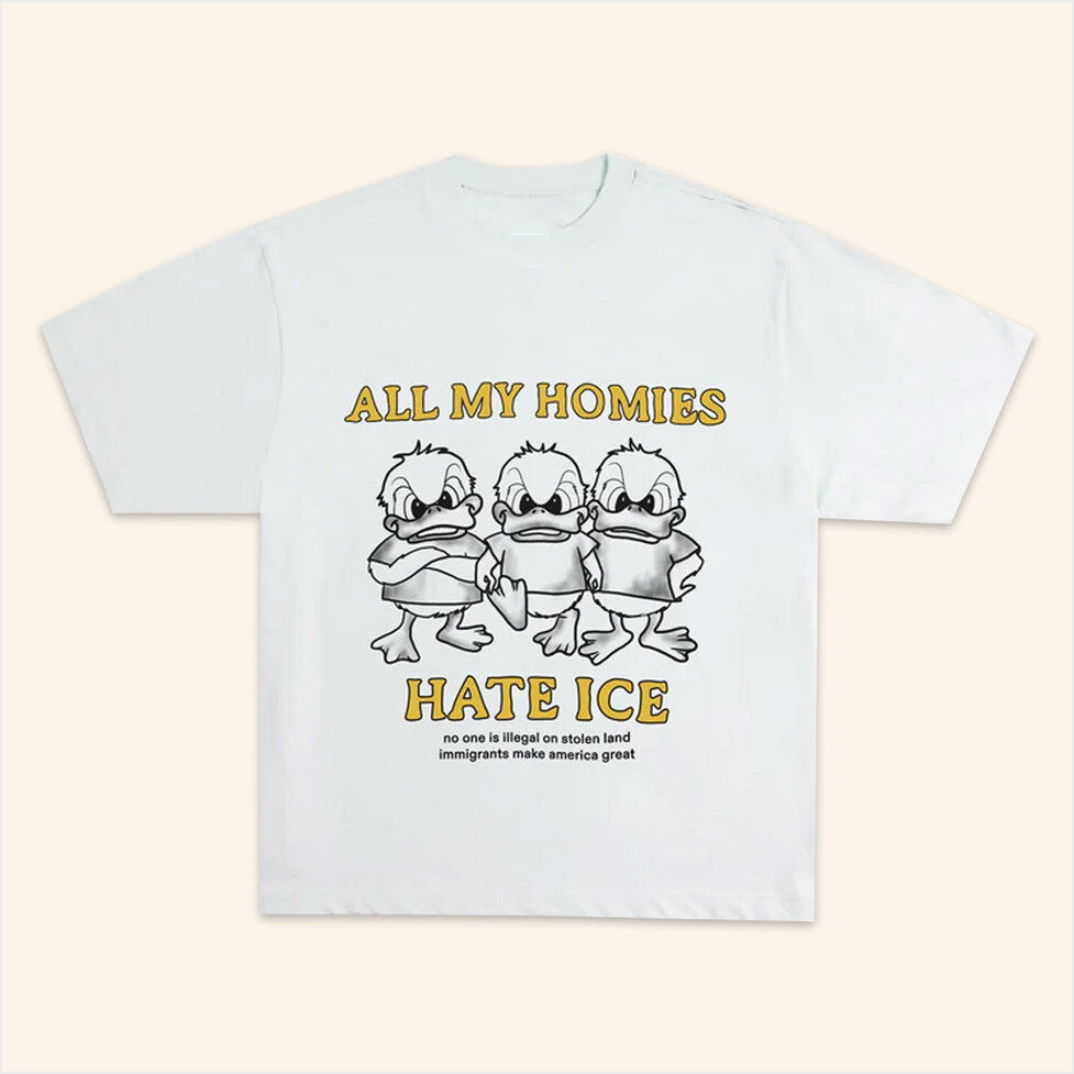 All My Homies Hate Chnge Merch Ice Ss T-Shirt BFF Birthday Gifts Ideas Christmas Presents