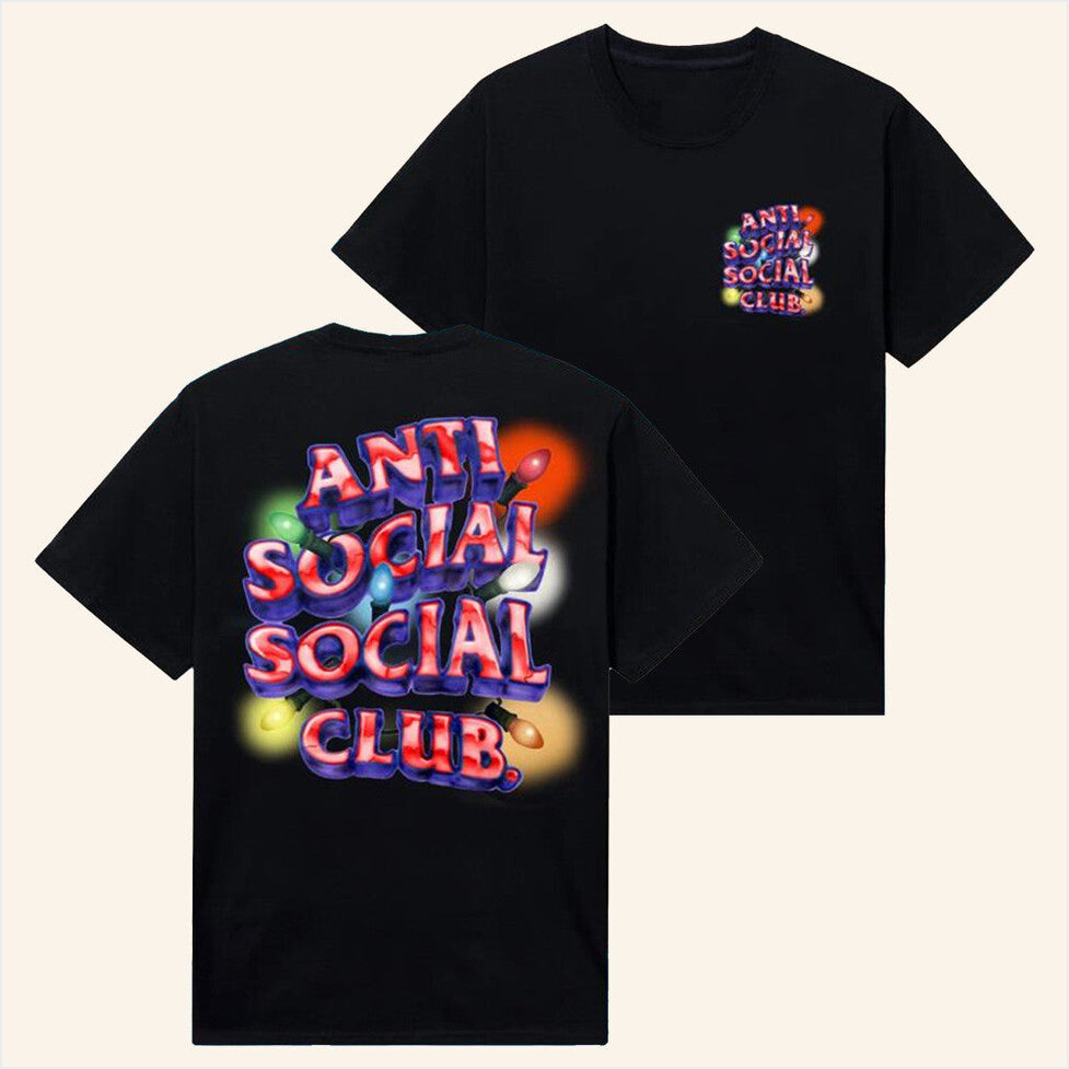 All Of The Lights Black T-Shirt Anti Social Social Club Merch Birthday Gifts For Best Friend