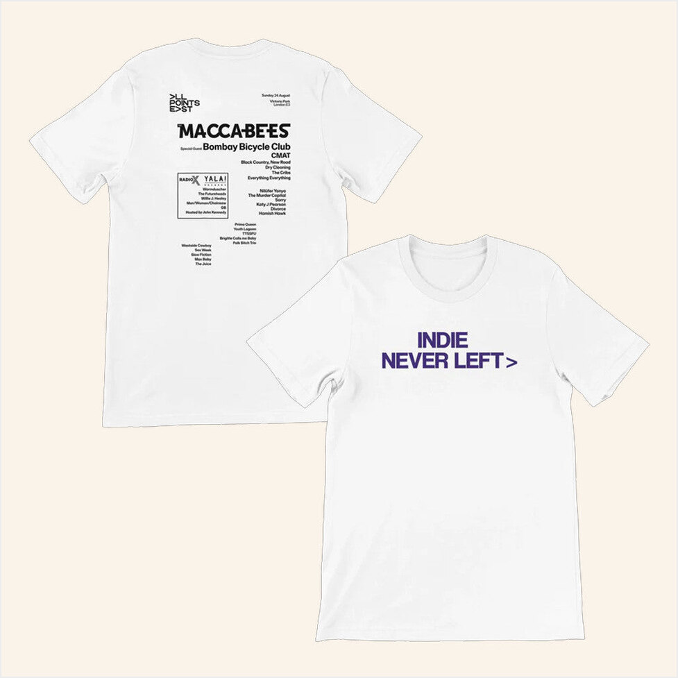 All Point East The Maccabees 2025 T-Shirt All Points East Festival Merch Gift Ideas For Friends
