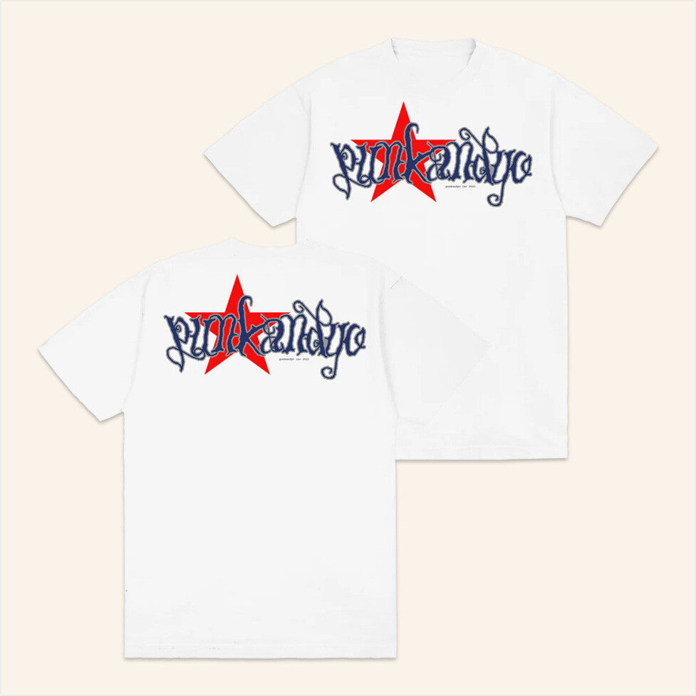 All Star White T-Shirt Punkandyo Merch Gift Ideas For Boyfriend BFF Birthday Gifts