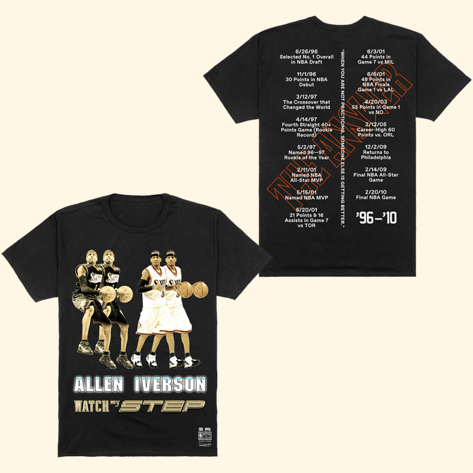 Allen Iverson Watch My Step T-Shirt Allen Iverson Merch Stepdad Birthday Gifts For Fathers Day