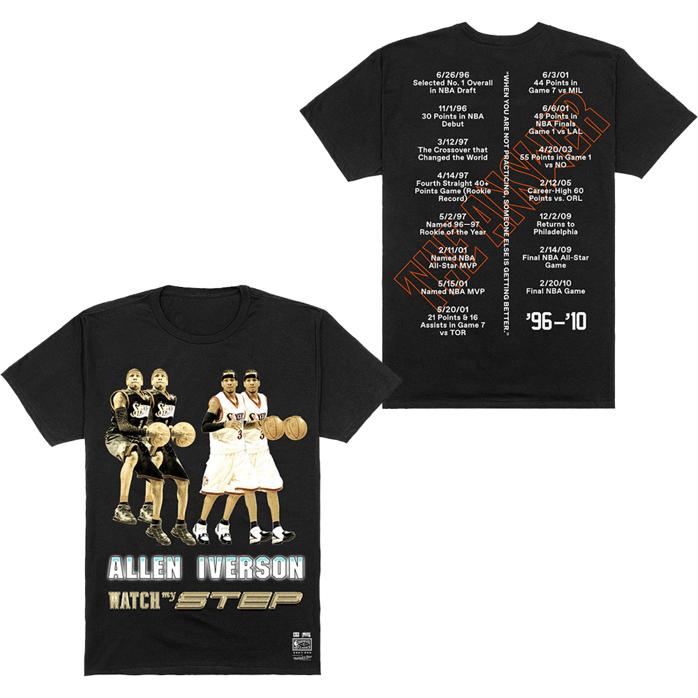 Allen Iverson Watch My Step T-Shirt Allen Iverson Merch Stepdad Gifts For Fathers Day