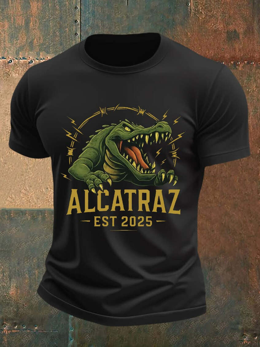 Alligator Alcatraz Shirt Everglades Florida Est 2025 Humor Gator T-Shirt Gifts For Husband