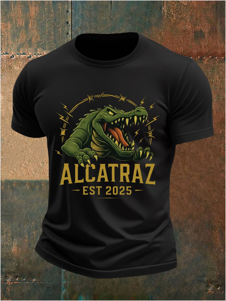 Alligator Alcatraz Shirt Everglades Florida Est 2025 Humor Gator T-Shirt Gifts For Husband