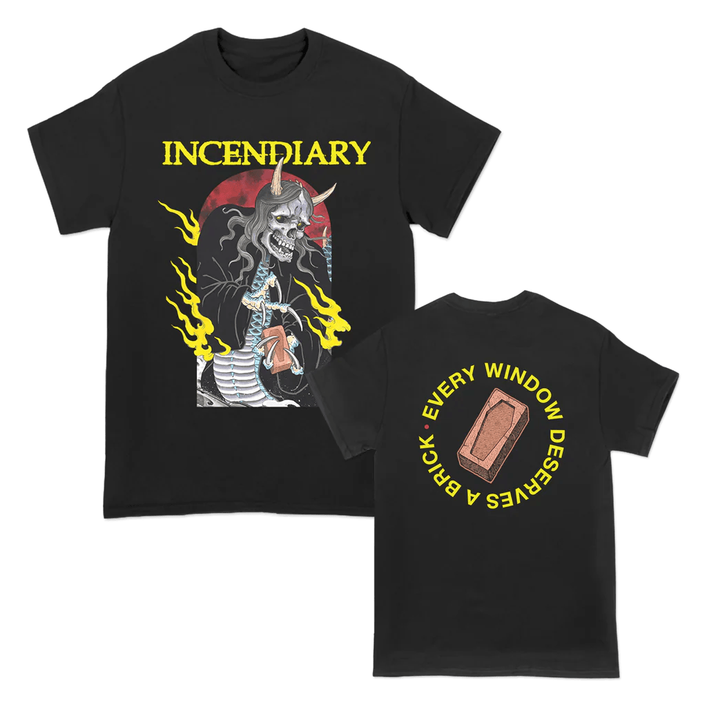 Allinmerch Merch Incendiary Deserves A Brick T-Shirt Birthday Gifts For Boyfriend