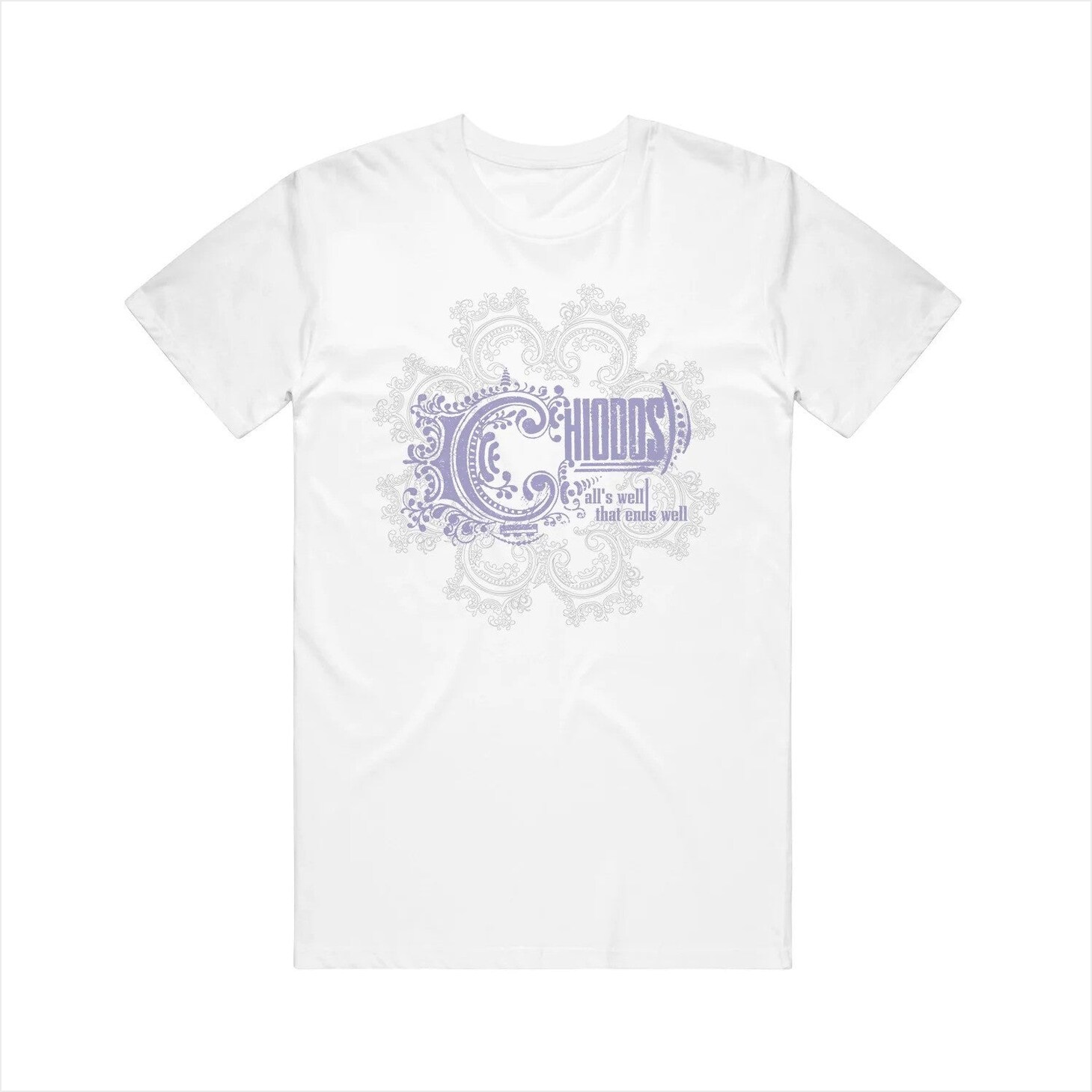 Alls Well That Chiodos Merch Ends Well White T-Shirt Birthday Gift Ideas For Husband